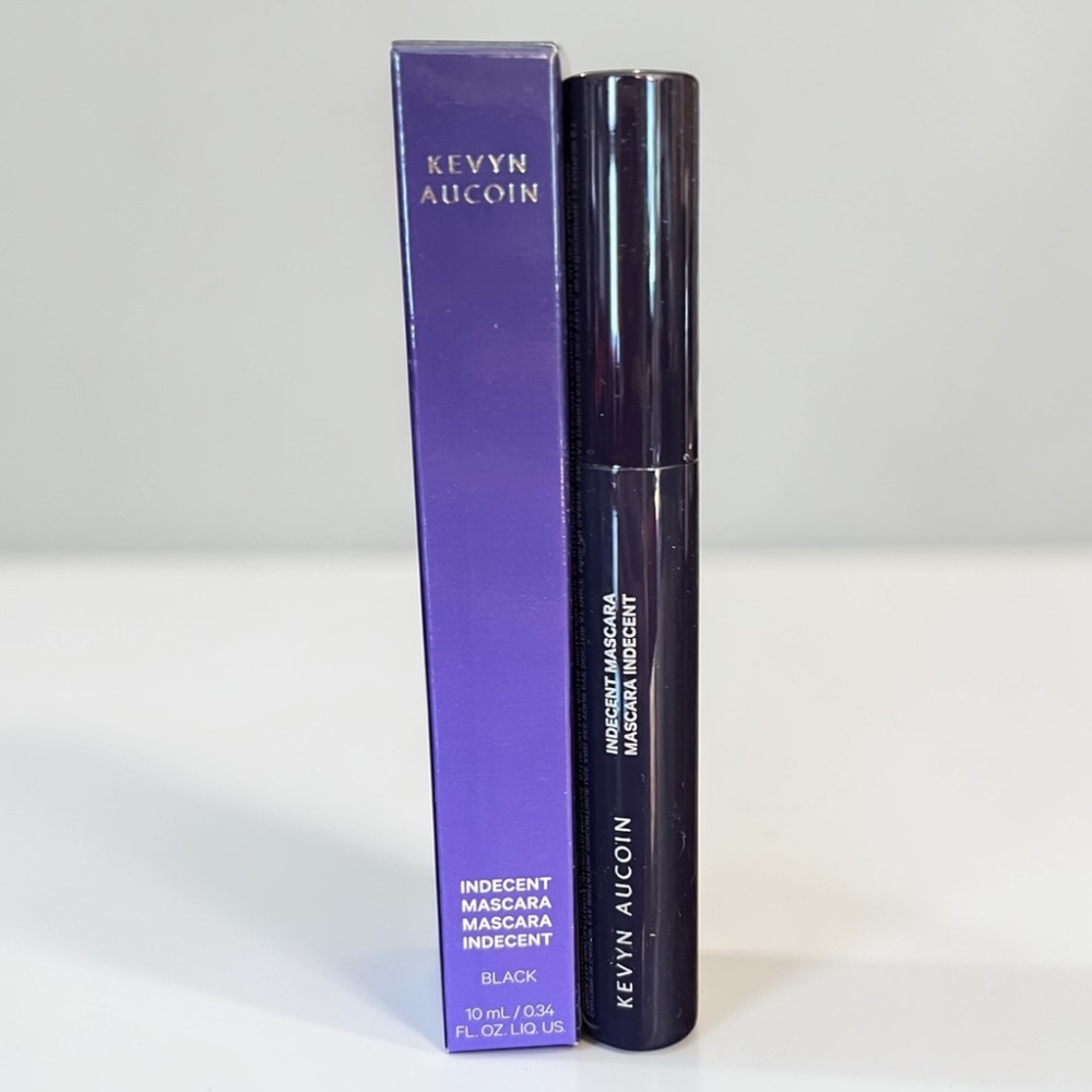 Kevin Aucoin Indecent Black Mascara 10mL Black NIB Makeup Designer Everyday Glam